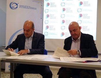 Firma convenio con Distrito Digital CV